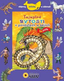 Tajuplné bytosti v pověstech a bájích - 8 puzzle - Objevuj, skládej a obkresli