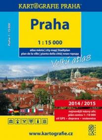 Velký atlas Prahy 1:15 000