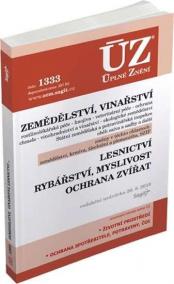 ÚZ 1433 Zemědělství, Vinařství, Lesnictví, Myslivost, Rybářství, Ochrana zvířat