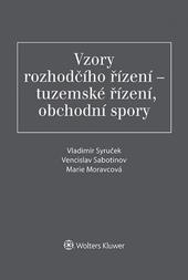 Vzory rozhodčího řízení - tuzemské řízení, obchodní spory