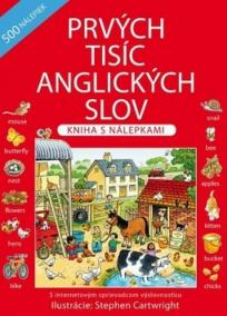 Prvých tisíc anglických slov - Kniha s nálepkami