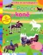 Poníci a koně  - Knížka se samolepkami