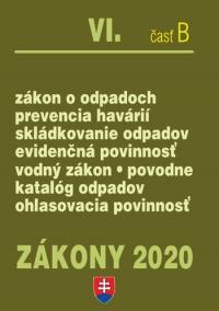 Zákony 2020 VI/B -  Odpadové a vodné hospodárstvo - úplné znenie k 1.1.2020