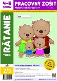 Veselé rátanie - Pracovný zošit 4-5 rokov