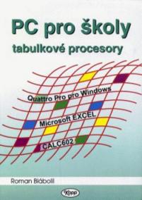 PC pro školy tabulkové procesory