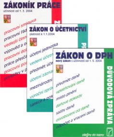 Balíček 3ks Poradce Zákoník práce + Zákon o účetnictví + Zákon o DPH