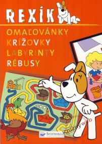 Rexík - omaľovánky, krížovky, labyrinty, rébusy