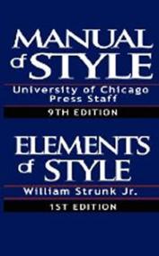 The Chicago Manual of Style/The Elements of Style